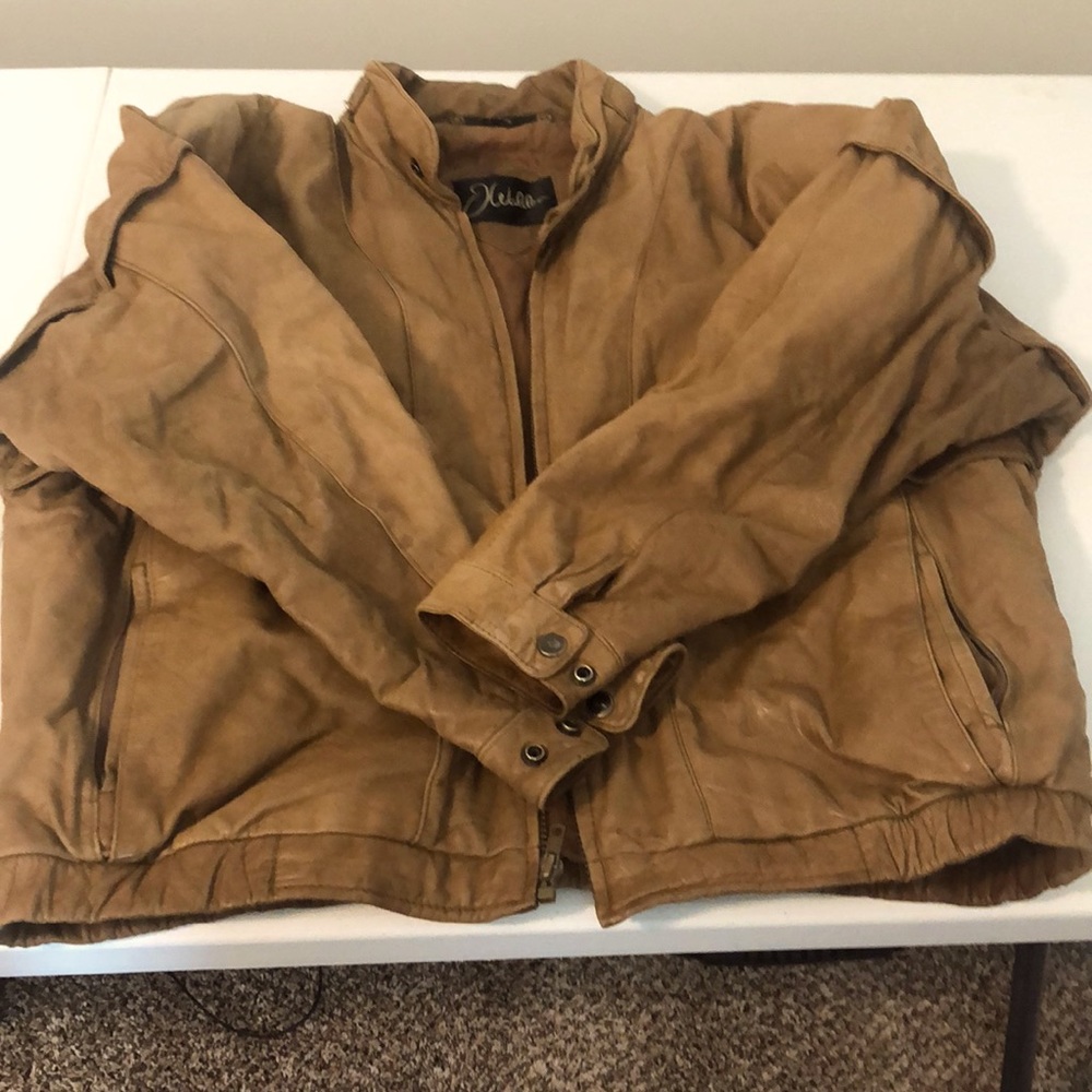 J Walden Genuine Leather (Tan) Jacket Size 44